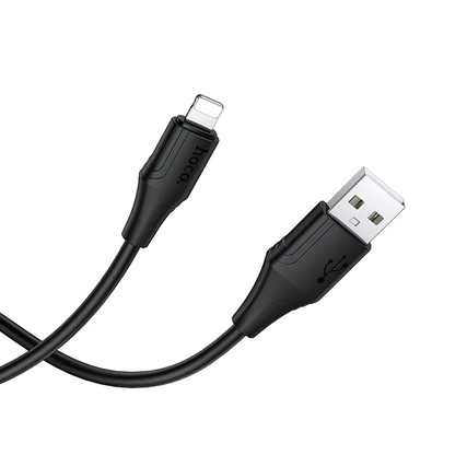 Kabel do danych i ładowania USB-A - Lightning HOCO X124, 18W, 1m, Czarny