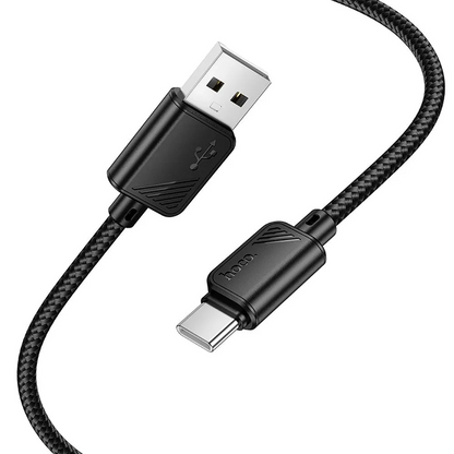 Kabel do danych i ładowania USB-A - USB-C HOCO X113, 18W, 1m, Czarny
