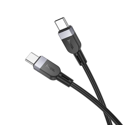 Kabel do przesyłu danych i ładowania USB-C - USB-C HOCO X109, 60W, 3m, Czarny