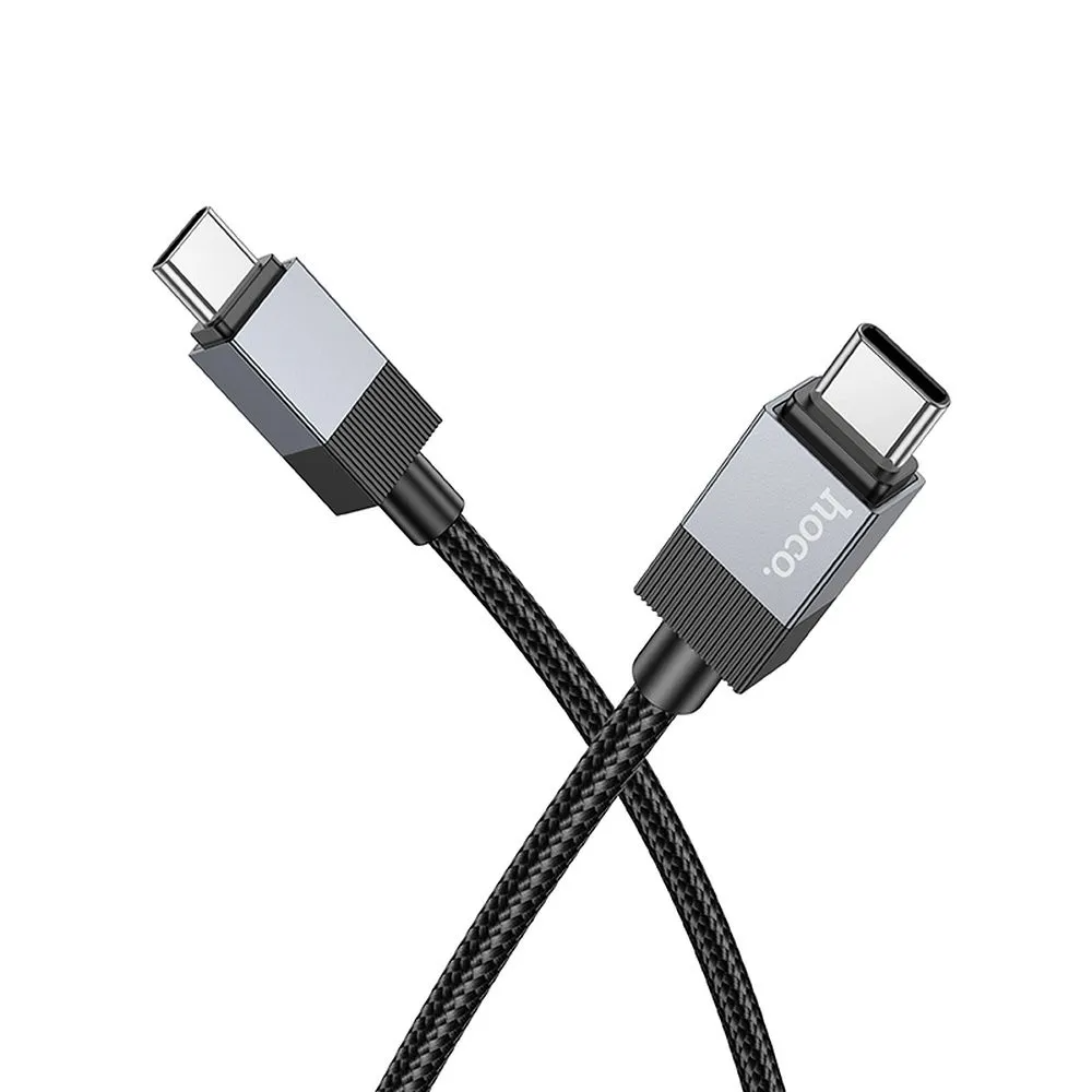 Kabel do przesyłu danych i ładowania USB-C - USB-C HOCO X110, 60W, 1m, Czarny