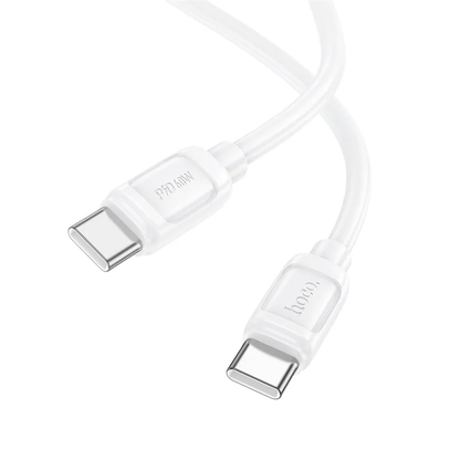 USB-C Data and Charging Cable - USB-C HOCO X115, 240W, 1m, White