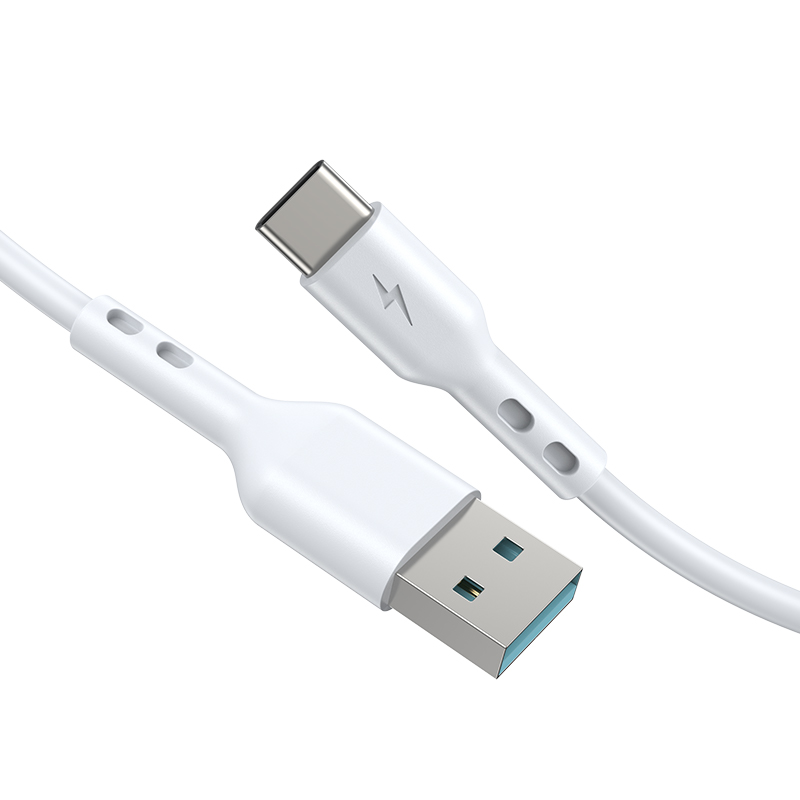 Kabel do przesyłu danych i ładowania USB-A - USB-C BWOO BO-X172C-2M, 15W, 2m, biały
