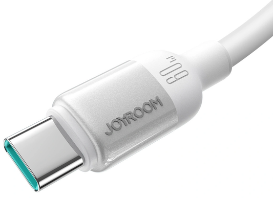 Kabel do danych i ładowania USB-C - USB-C Joyroom S-A62 Lively, 60W, 1,2m, biały
