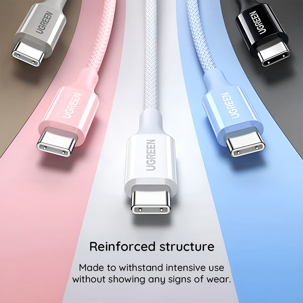 USB-C Data and Charging Cable - USB-C UGREEN L502, 100W, 1m, Orange