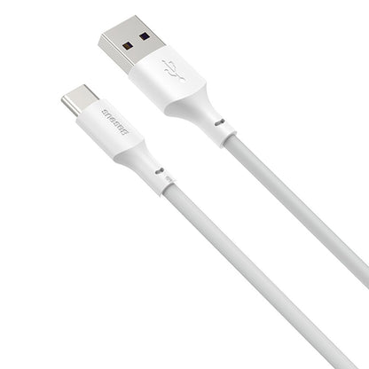 Kabel USB-A do USB-C Baseus do transmisji danych i ładowania, 40 W, 1,5 m, biały TZCATZJ-02