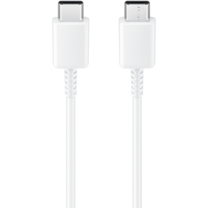 Kabel USB-C do ładowania i transmisji danych - USB-C Samsung EP-DW767JWE, 25 W, 1,8 m, biały GP-TOU021RFCWWW