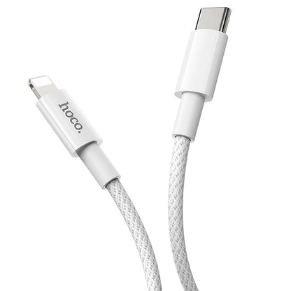 Kabel do danych i ładowania USB-C - Lightning HOCO X56, 20W, 1m, Biały