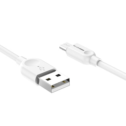 Kabel USB-A do microUSB do transmisji danych i ładowania BLUE Power BM2BX14 LinkJet, 18 W, 2 m, biały