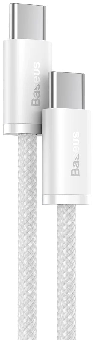 Kabel USB-C do ładowania i transmisji danych - USB-C Baseus Dynamic Series, 100W, 1m, biały CALD000202 