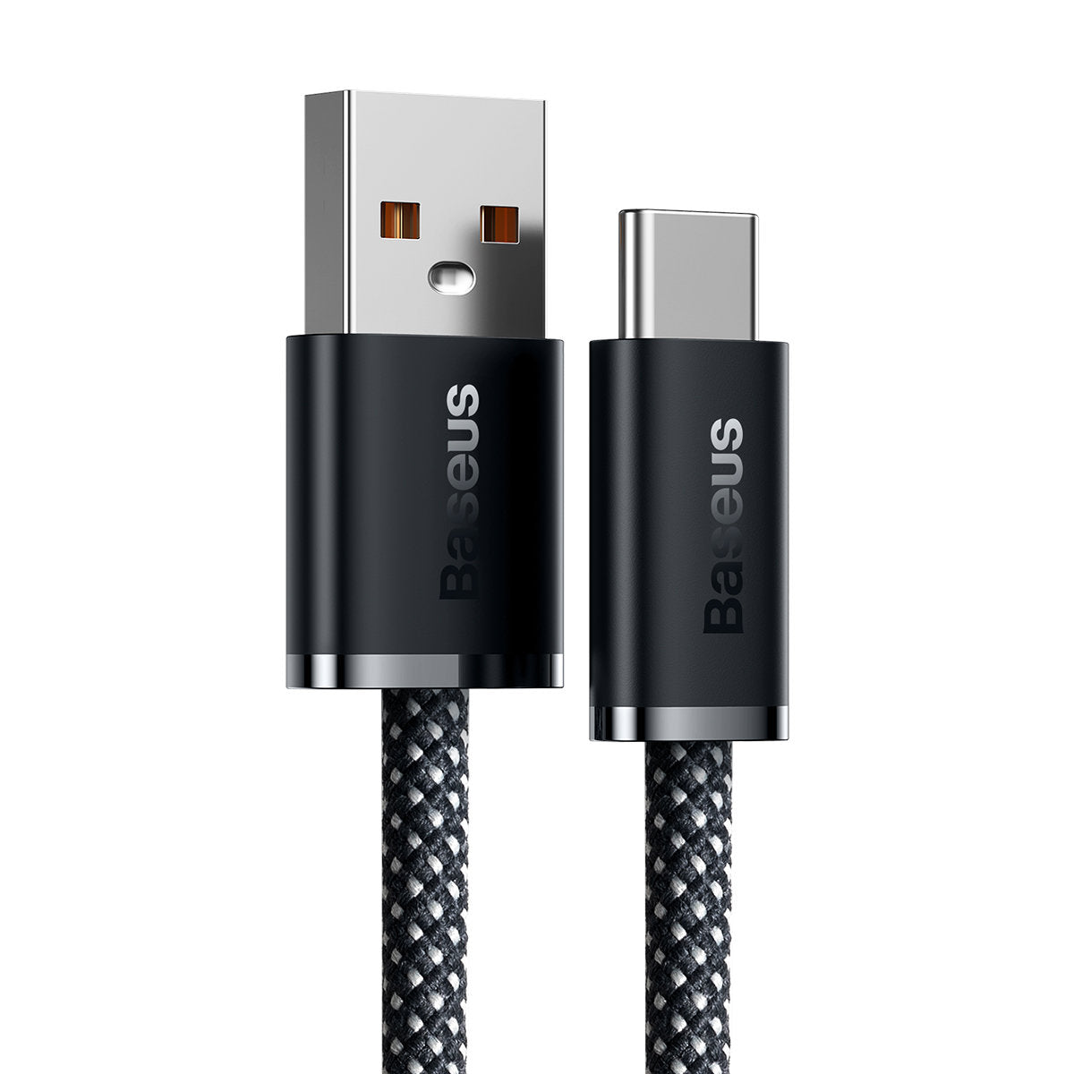 Kabel do ładowania i transmisji danych USB-A - USB-C Baseus Dynamic Series, 100W, 1m, szary CALD000616