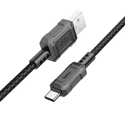 Kabel do ładowania i transmisji danych USB-A - USB-C HOCO Leader X94, 18 W, 1 m, czarny 