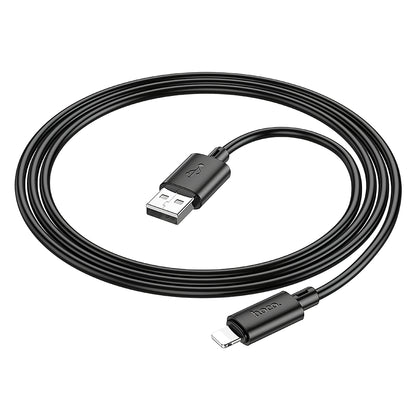 Kabel do ładowania i transmisji danych USB-A - Lightning HOCO X88, 18 W, 1 m, czarny 