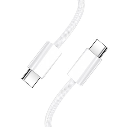 Kabel do danych i ładowania USB-C - USB-C BWOO BO-X284, 60W, 1m, Biały