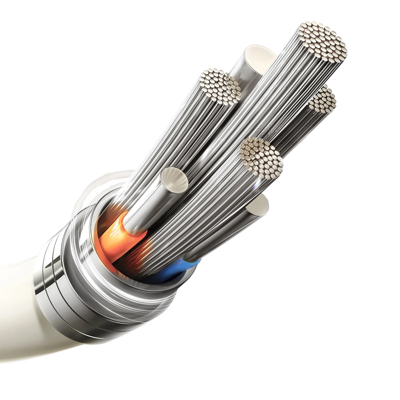 Kabel do danych i ładowania USB-C - Lightning Joyroom S-A53, 30W, 1.2m, Beżowy