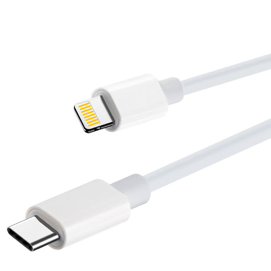 Kabel do danych i ładowania USB-C - Lightning MaXlife MXUC-05, 20W, 1m, Biały