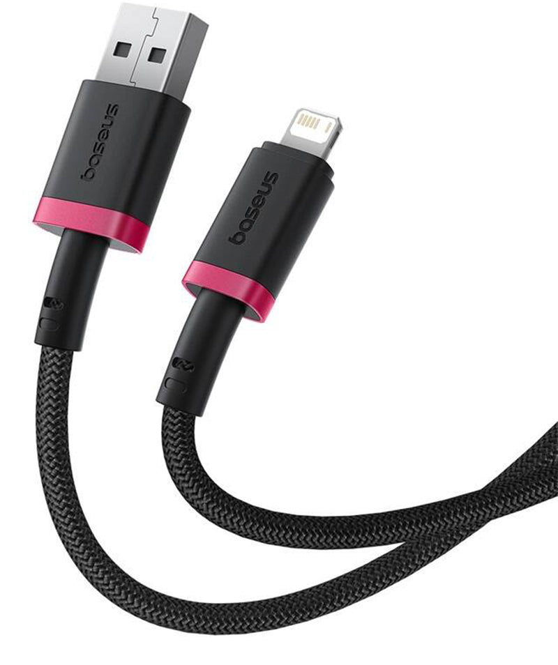 Kabel do danych i ładowania USB-A - Lightning Baseus Dura Series, 18W, 2m, Czerwony P10377801U01-03