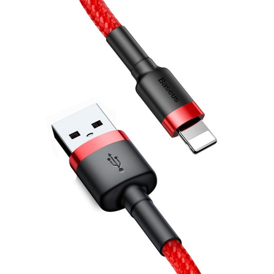 Kabel do danych i ładowania USB-A - Lightning Baseus Cafule, 18W, 3m, Czerwony CALKLF-R09