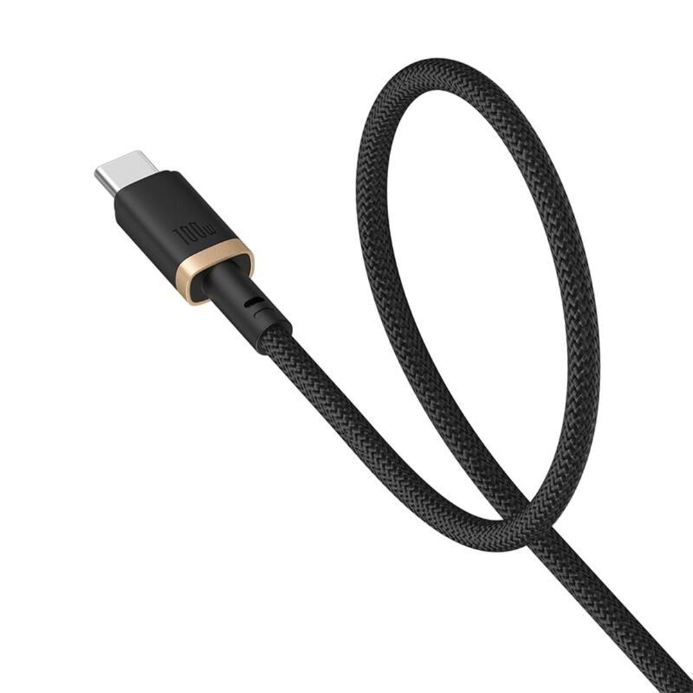 Kabel do danych i ładowania USB-C - USB-C Baseus Dura Series, 100W, 1m, Złoty P10377803U01-00