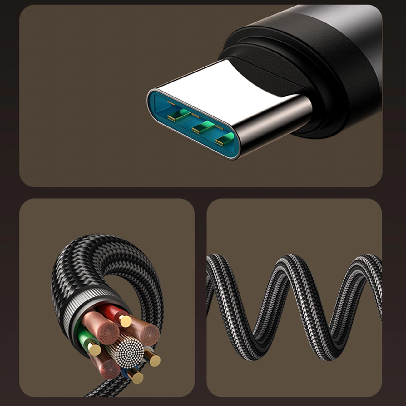 Kabel do danych i ładowania USB-C - USB-C Joyroom S-A56 EnjoyX Angled, 60W, 1.2m, Czarny