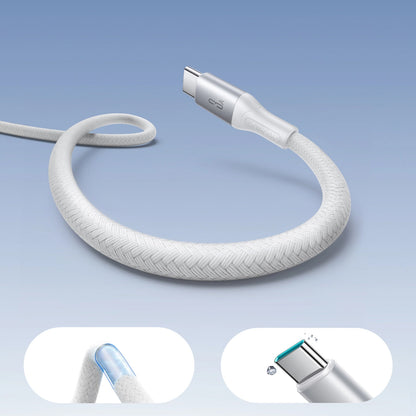Kabel do danych i ładowania USB-A - USB-C Joyroom S-A28 Flash, 30W, 2m, Biały