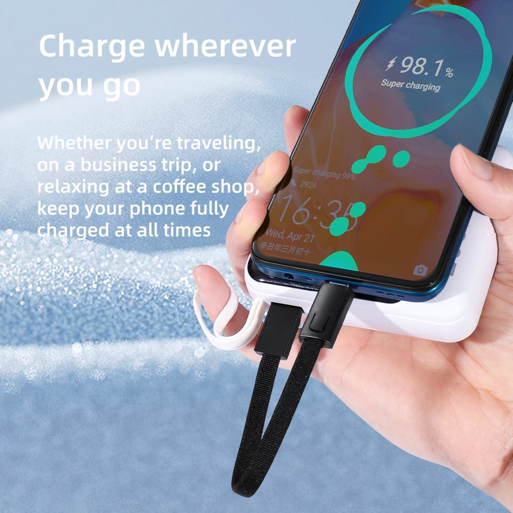 Kabel do danych i ładowania USB-C - USB-C Tech-Protect Ultraboost DNA Keychain, 60W, 0.17m, Szary