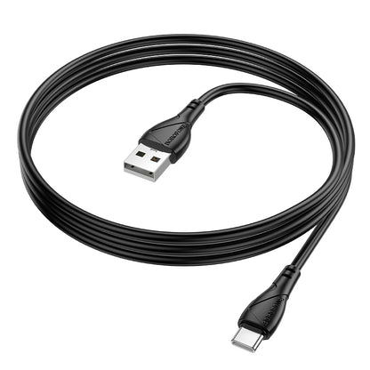 Kabel do danych i ładowania USB-A - USB-C Borofone BX121 Energy, 18W, 1m, Czarny