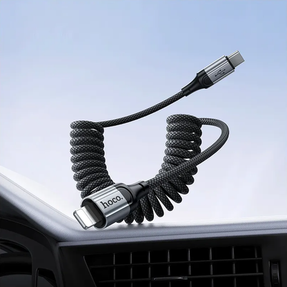 Kabel do danych i ładowania USB-C - Lightning HOCO X121, 27W, 1.5m, Czarny
