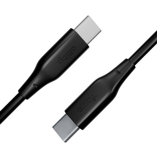 Kabel do danych i ładowania USB-C - USB-C Allity. AUC-02, 100W, 2m, Czarny