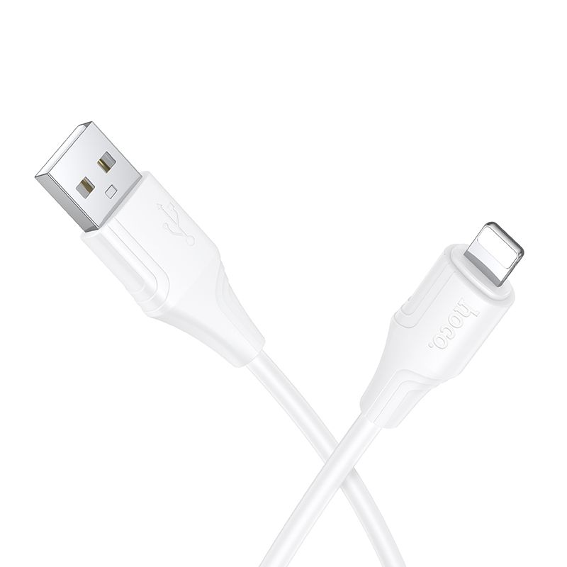 Kabel do danych i ładowania USB-A - Lightning HOCO X124, 18W, 1m, Biały
