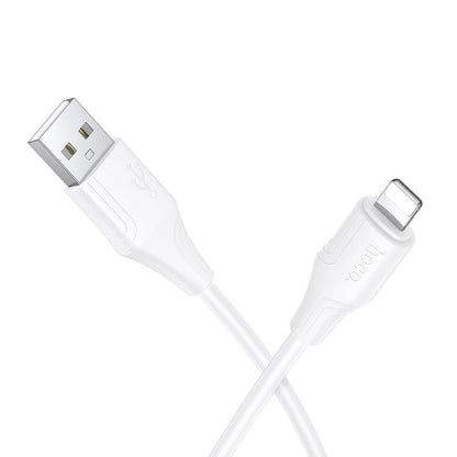 Kabel do danych i ładowania USB-A - Lightning HOCO X124, 18W, 1m, Biały