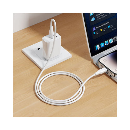 Kabel do danych i ładowania USB-C - Lightning HOCO X124, 27W, 1m, Biały