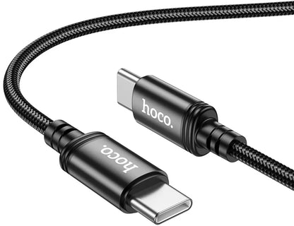 Kabel do danych i ładowania USB-C - USB-C HOCO X91, 60W, 3m, Czarny