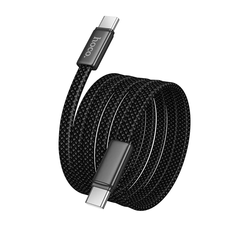 Kabel do danych i ładowania USB-C - USB-C HOCO X125, 60W, 1m, Czarny