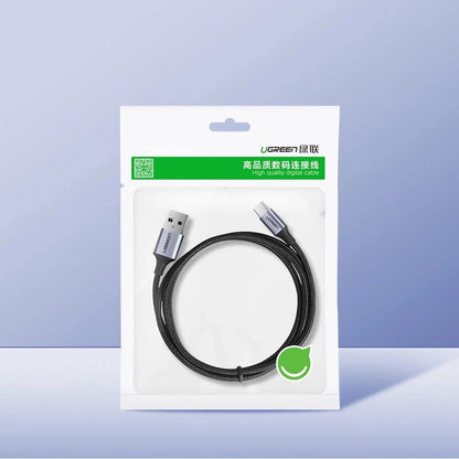 Kabel do danych i ładowania USB-A - USB-C UGREEN US288, 18W, 1.5m, Czarny