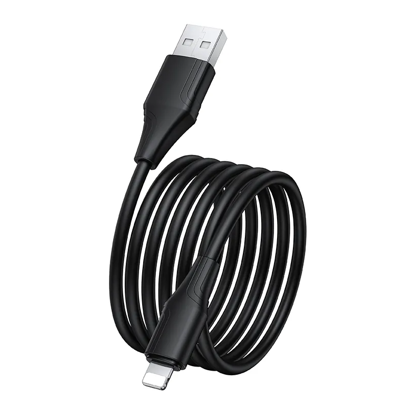 Kabel do danych i ładowania USB-A - Lightning HOCO X124, 18W, 1m, Czarny