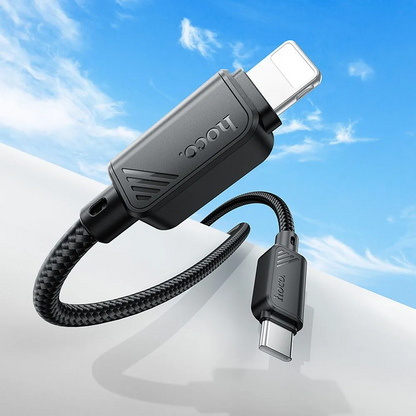 Kabel do danych i ładowania USB-C - Lightning HOCO X113, 27W, 1m, Czarny