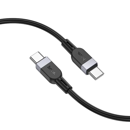Kabel do przesyłu danych i ładowania USB-C - USB-C HOCO X109, 60W, 3m, Czarny