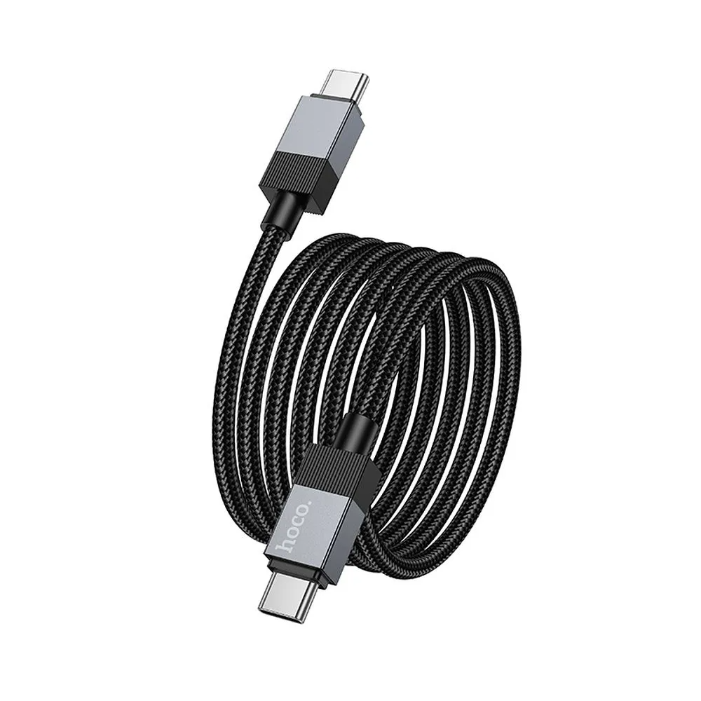 Kabel do przesyłu danych i ładowania USB-C - USB-C HOCO X110, 60W, 1m, Czarny