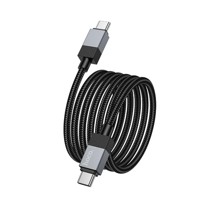 Kabel do przesyłu danych i ładowania USB-C - USB-C HOCO X110, 60W, 1m, Czarny