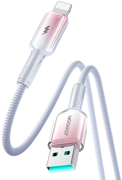Kabel do przesyłu danych i ładowania USB-A - Lightning Joyroom S-A42, 18W, 1,2m, biały