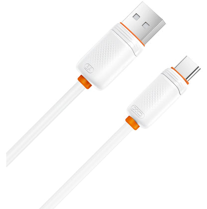 Kabel do przesyłu danych i ładowania USB-A - USB-C XO Design NB302, 18W, 1m, biały