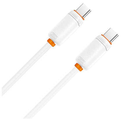 Kabel do przesyłu danych i ładowania USB-C - USB-C XO Design NB-Q302B, 60W, 1m, biały