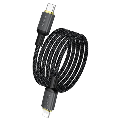 USB-A to Lightning Data and Charging Cable HOCO X128 Benefit, 12W, 1m, Black