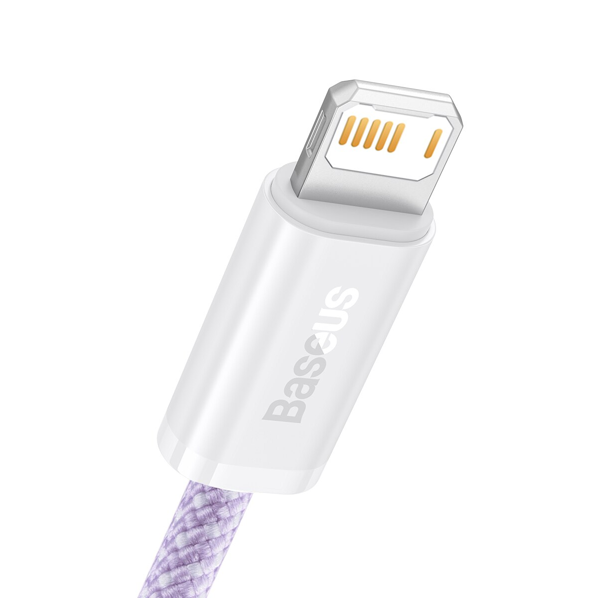 Kabel do przesyłu danych i ładowania USB-A - Lightning Baseus Dynamic Series, 18W, 2m, Fioletowy CALD000505