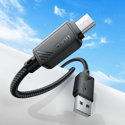 USB-A to microUSB Data and Charging Cable HOCO X113, 18W, 1m, Black