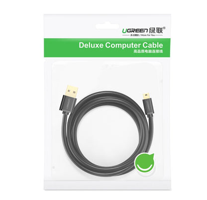 Kabel do danych i ładowania USB-A - miniUSB UGREEN US132, 2m, Czarny