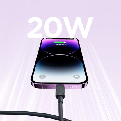 Kabel do danych i ładowania USB-C - Lightning Joyroom A14, 20W, 1.2m, Czarny
