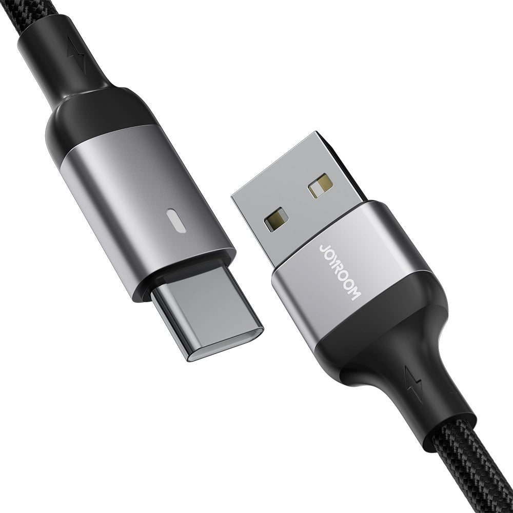 Kabel do danych i ładowania USB-A - USB-C Joyroom A10, 18W, 1.2m, Czarny