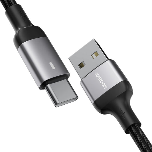 Kabel do danych i ładowania USB-A - USB-C Joyroom A10, 18W, 1.2m, Czarny
