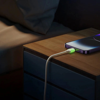 Kabel do danych i ładowania USB-C - Lightning Joyroom S-A53, 30W, 1.2m, Beżowy